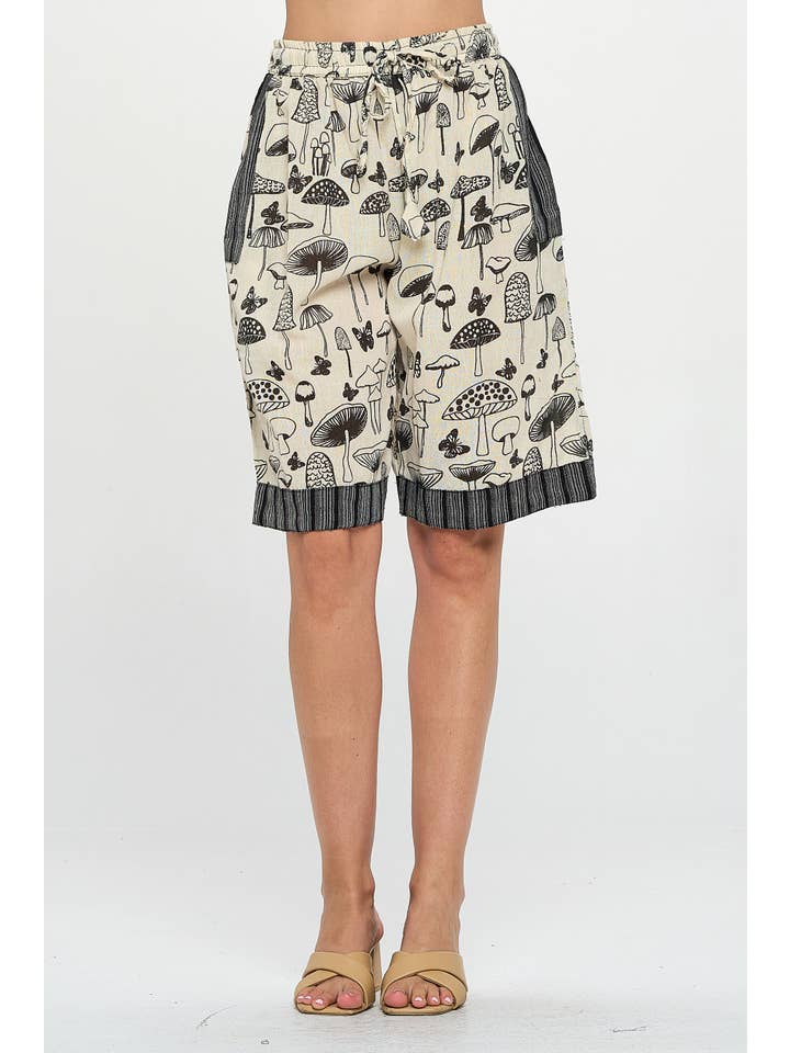 Kathmandu Imports - Wholesale Shorts - Women's - Unisex Mushroom Shorts (KT-1428)