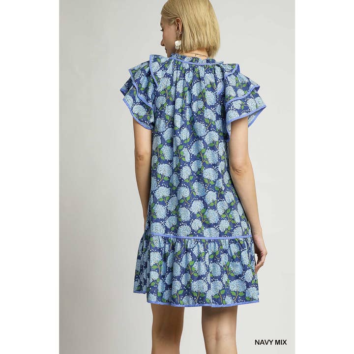 STYLE USA - Wholesale Dress - Women's - Floral Tiered Dress2