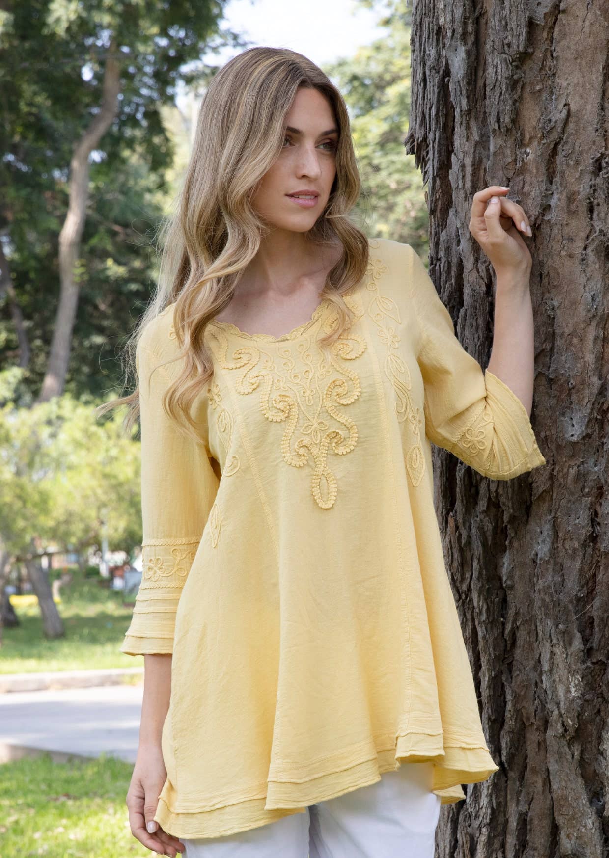 Gretty Zueger – Engroshandel Tunika - Dame – Celestina Bomuld Tunika1