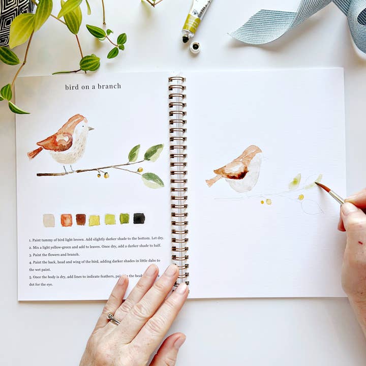 emily lex studio - Wholesale Sketchbook/Sketchpad - animals watercolor workbook