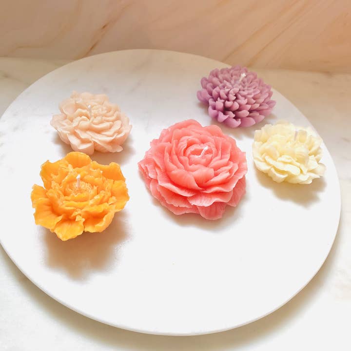 Maple + Love - Vente Bougies originales - Lot de 5 bougies en cire d'abeille5