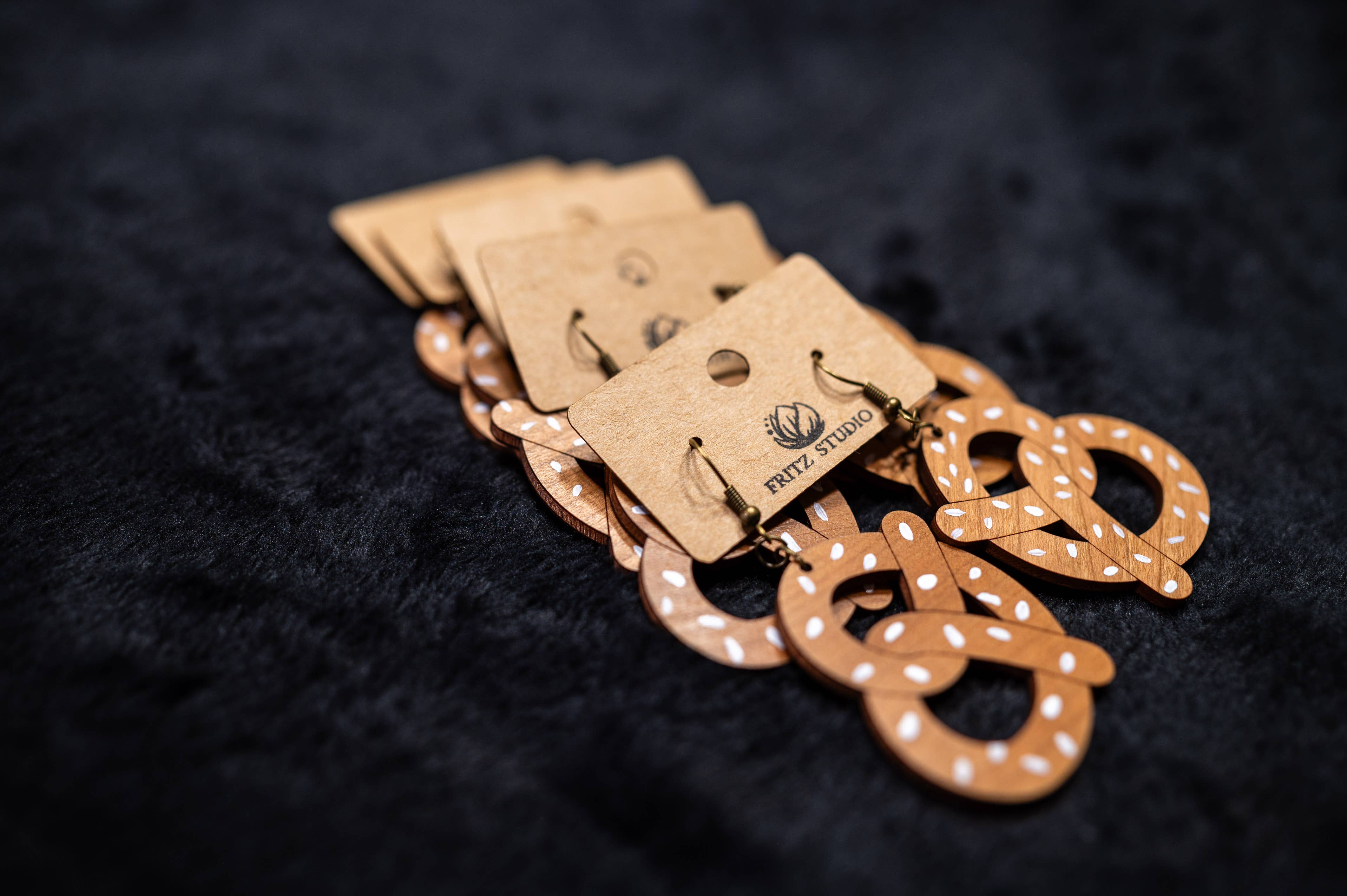 Fritz Studio - Wholesale Dangle Earrings - Pretzel & Pint Collection14