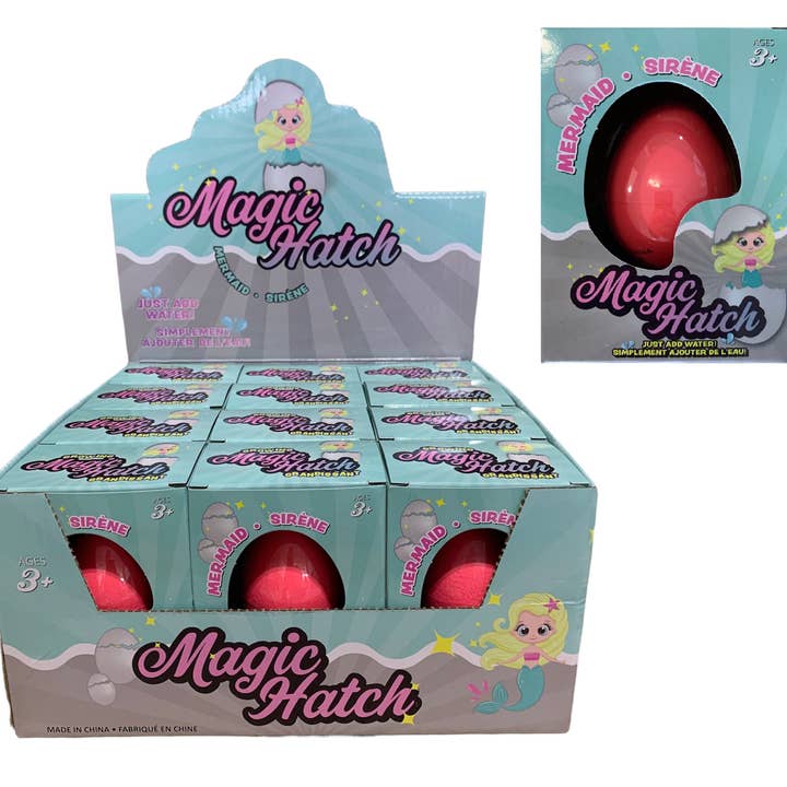 Handee Products - Wholesale Classic Toy - Kids - Magic Growing Hatch Egg - Mermaid