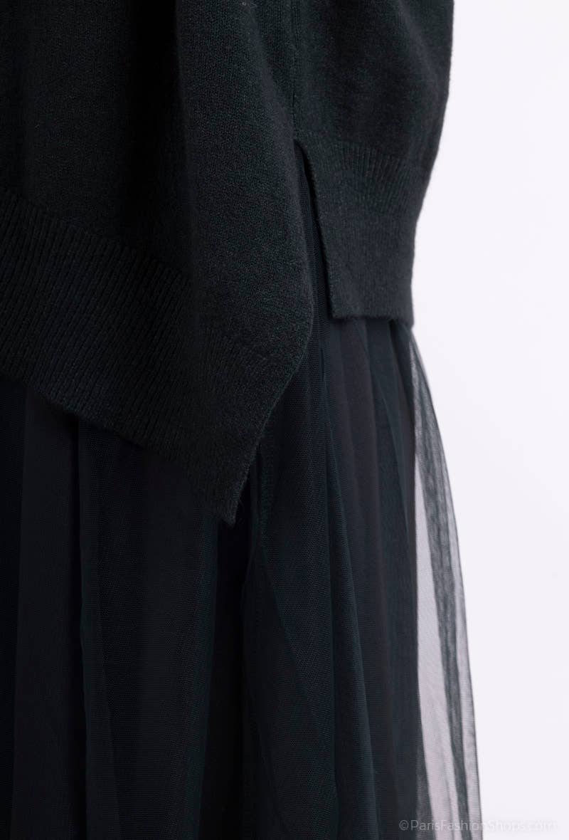 L'Emotion - Wholesale Top & Skirt Set - Women's - Asymmetric Fit Sweater & Dress Set16