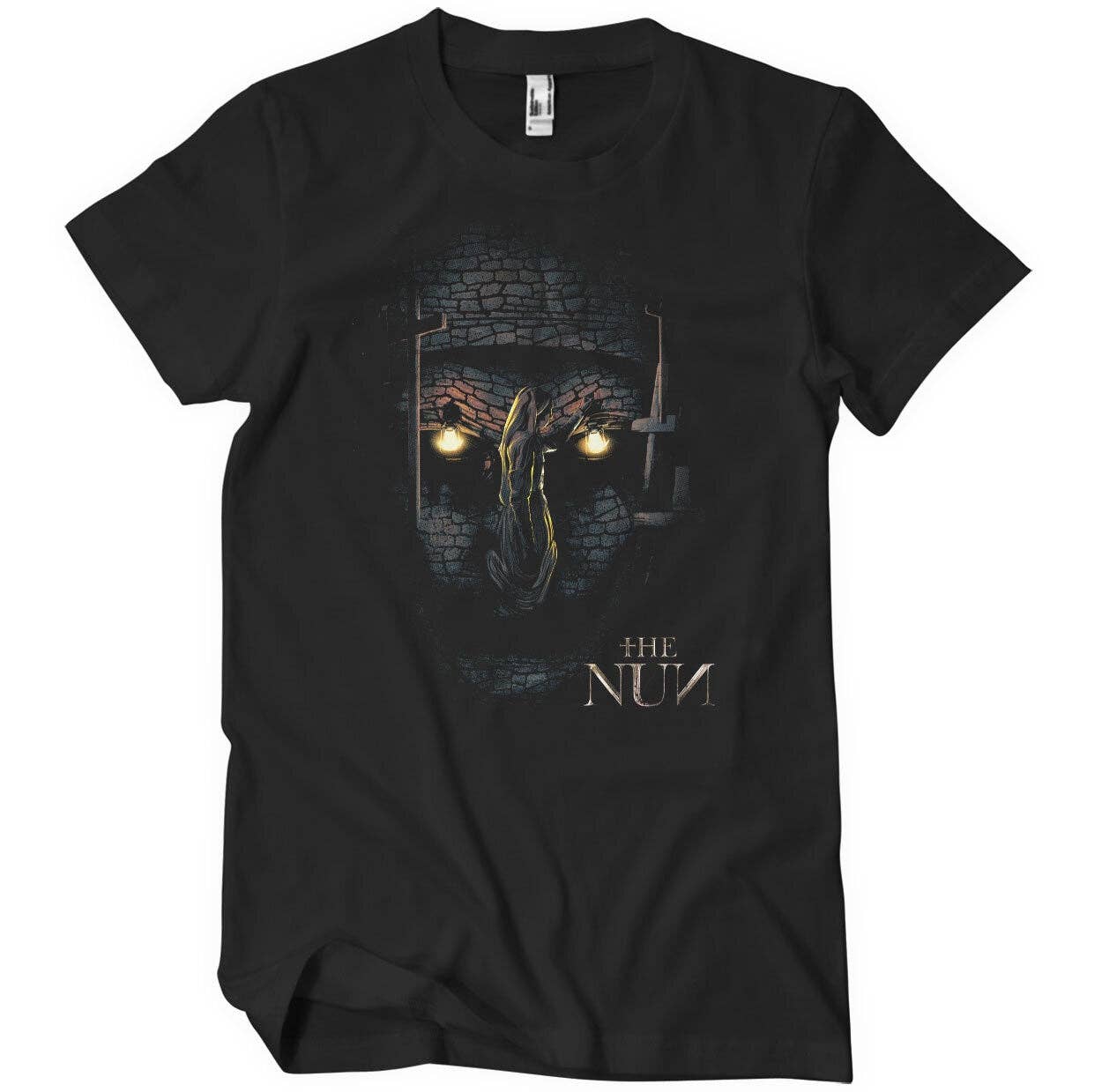 Black The NUN T-Shirt for wholesale on Faire0
