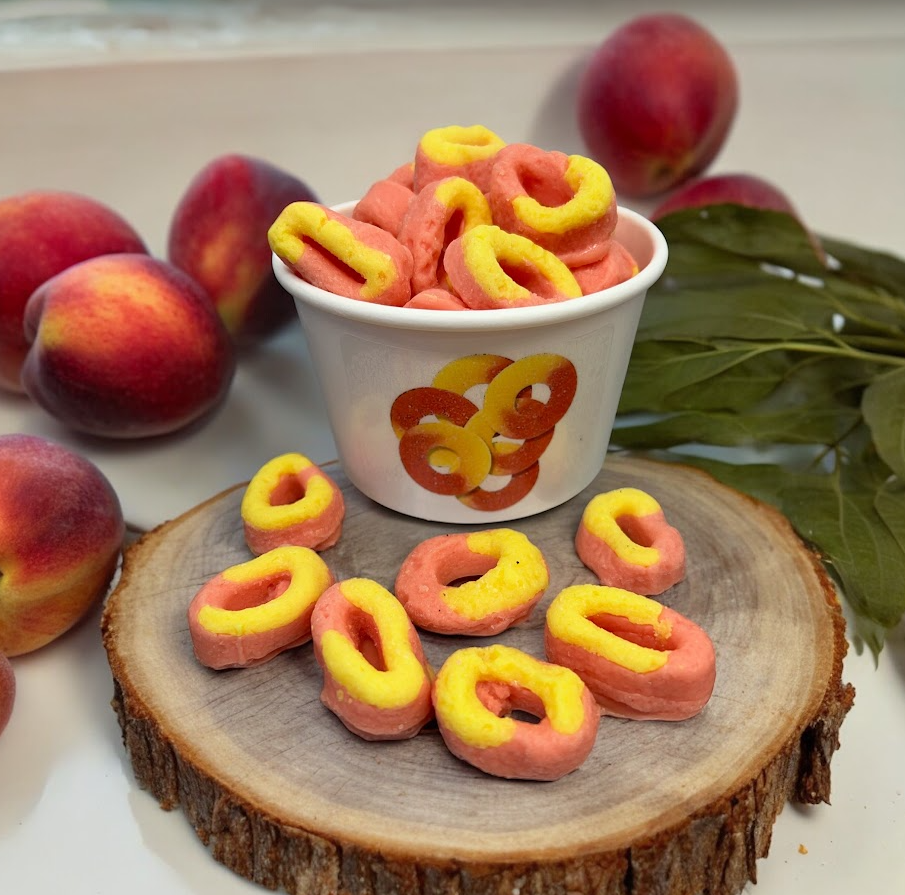 Eartherella Soap & Candle Co., LLC - Wholesale Wax Melt - PEACH GUMMY RINGS wax melts | Georgia Peach scent | 3.5 oz0