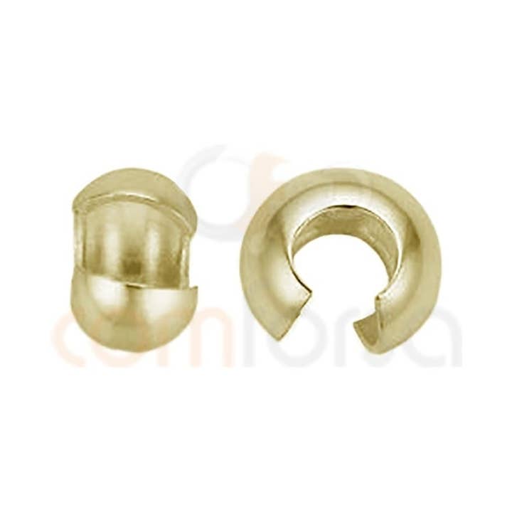 3 mm vergulde chaffehoes van 925 zilver voor wholesale door COM FORSA SL