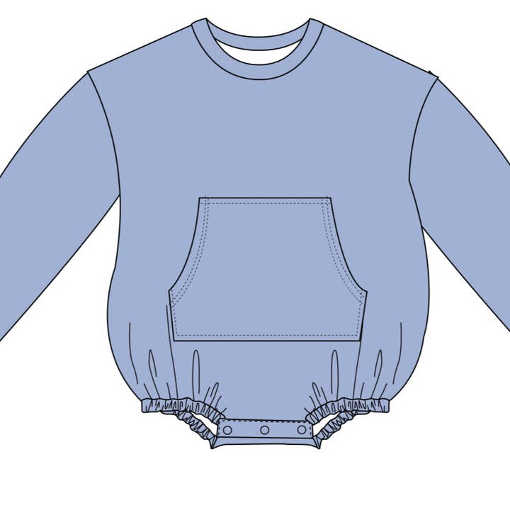 Bubble Baby - Wholesale Bodysuit (Non-Footed) - Baby - Arctic | Long Sleeve Bubble Romper1