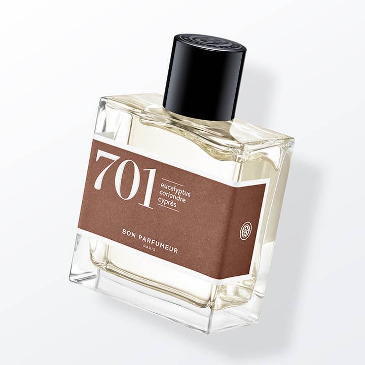 701 - (Testeur 100 ml) Eucalyptus, bois blanc ambré pour la vente par Bon Parfumeur