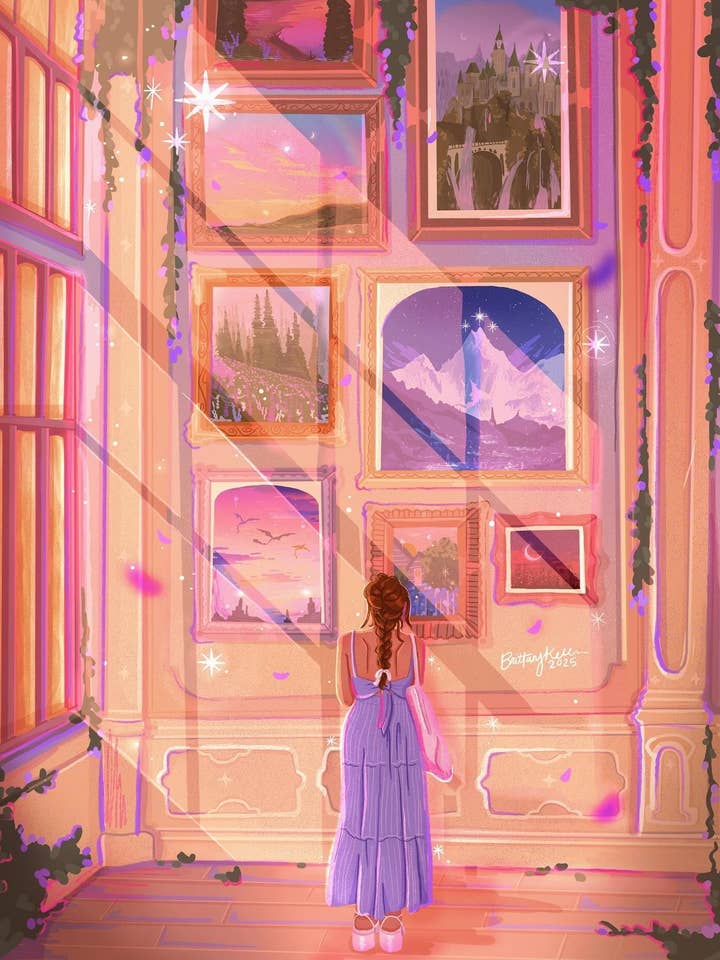 Bookish Art Museum for wholesale by Brittany Keller Art