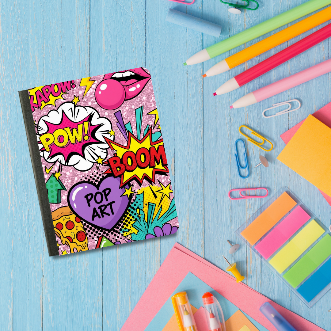 Oily Graphic Creations - Wholesale Notebook - Comic Book-Mini Composition Notebook Cover2