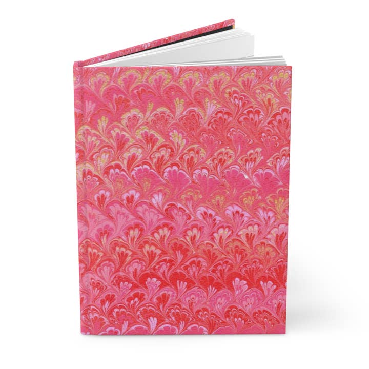 Italian Marbled Journal, Artistic Notebook, Diary - Pink for wholesale by Thrive Creative
