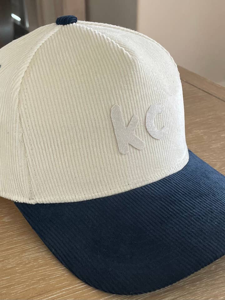 Kansas City KC Corduroy Monochrome Hat for wholesale by Thread Friday