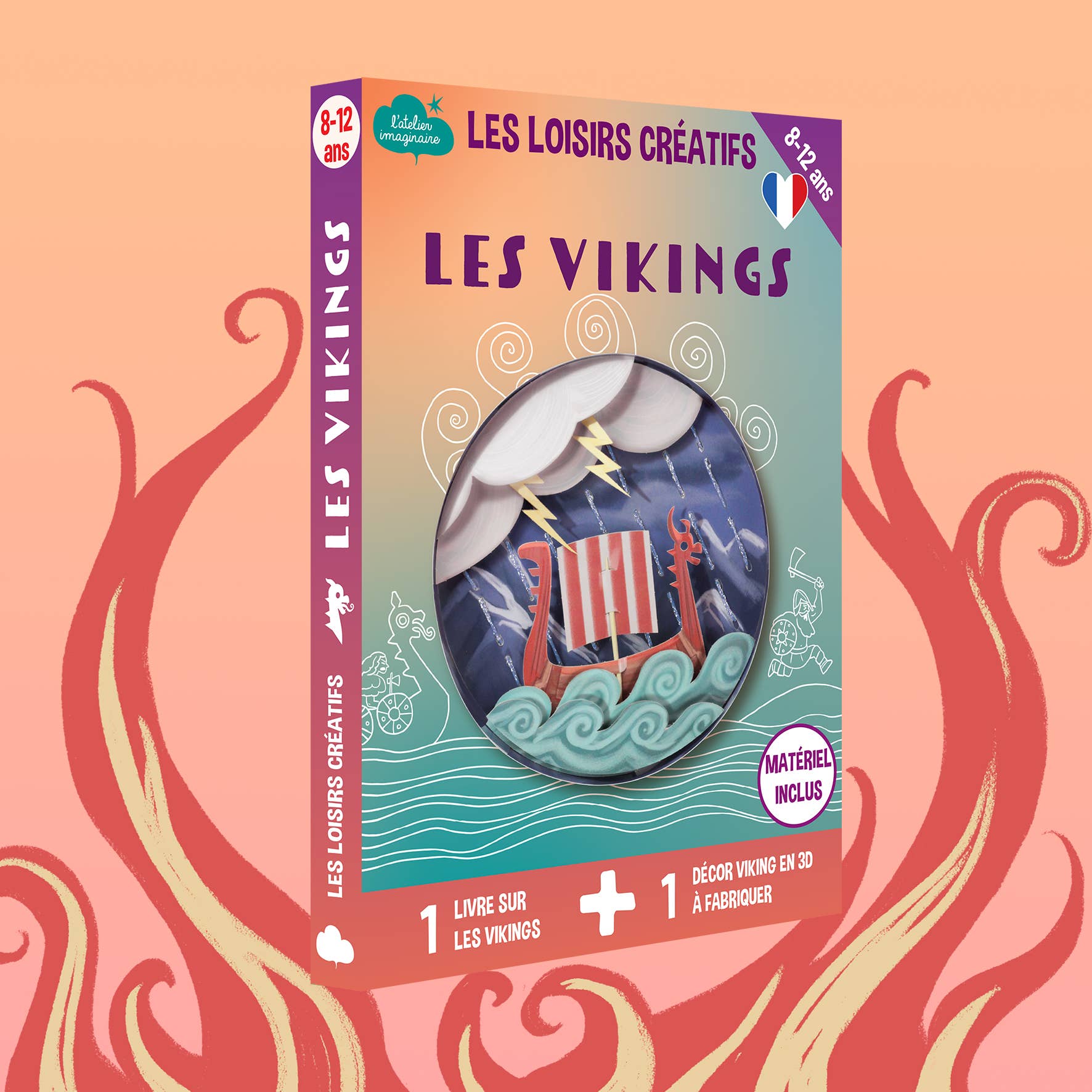 L'Atelier Imaginaire - Wholesale DIY Craft Kit - Kids - Viking decor DIY kit - children's crafts3
