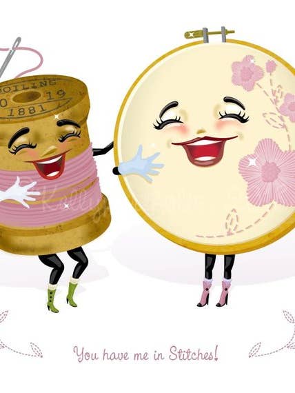 Du har mig i stygn Print för wholesale av Kitschy Delish