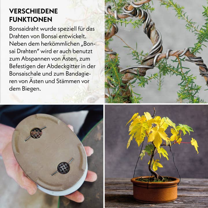 Vendix GmbH - Wholesale Garden Tool - HappySeed 10m Anodized Aluminum Bonsai Wire, Black3