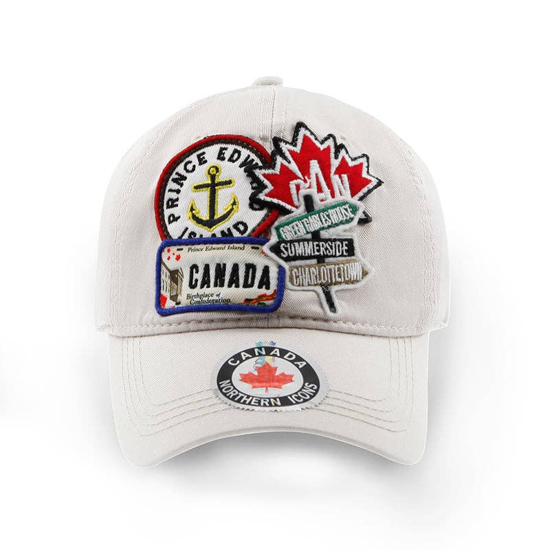 Northern Icons Canada - Wholesale Baseball Cap - Unisex - Prince Edward Island Multi-patch Cap3