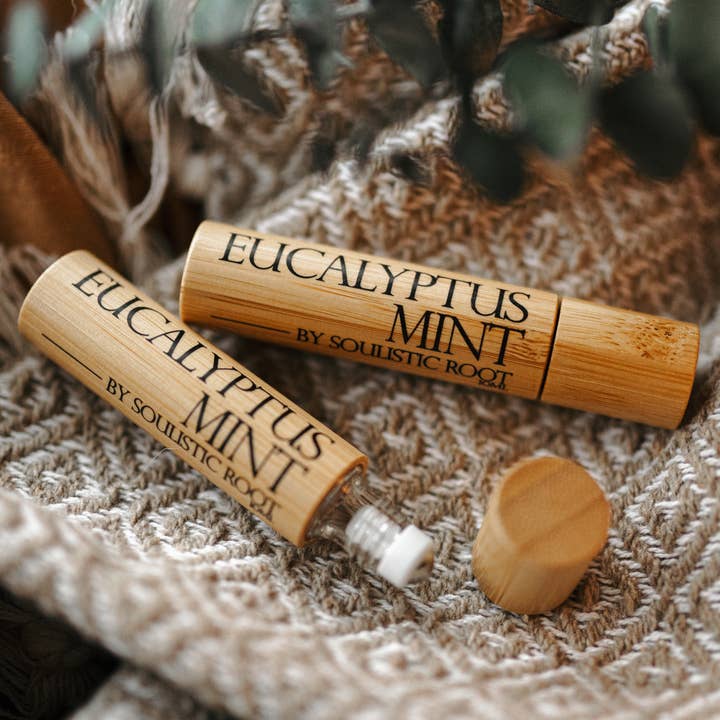 Soulistic Root - Essential Oils & Self Care Gifts - Wholesale Essential Oil Roll-On - Eucalyptus Mint Roller | Natural Essential Oil Roller0