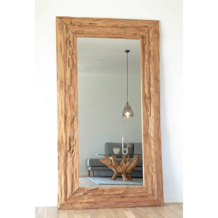 Nature Granada Antique Mirror - Teak. 101x180 cm for wholesale on Faire1