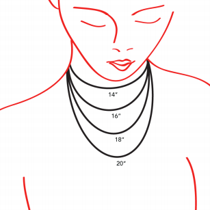 22 Jewelry - Wholesale Pendant/Charm Necklace - KRISTINA NECKLACE 4MM5