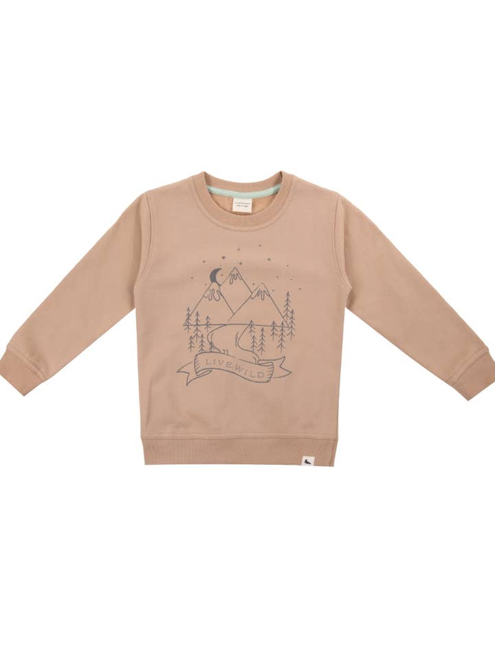Camisola Mountain Scene Motif por atacado de Turtledove London