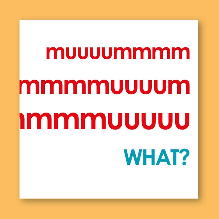 'Mum, What? I Love You' Card for wholesale by mrs L cards