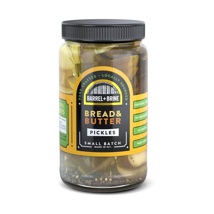 Bread & Butter Pickles for wholesale by Barrel + Brine