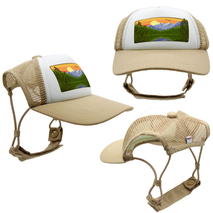 PupLid - Wholesale Hoed voor honden - Hond - Mountain Lake Standard of Namedrop | Truckerhoed voor honden19