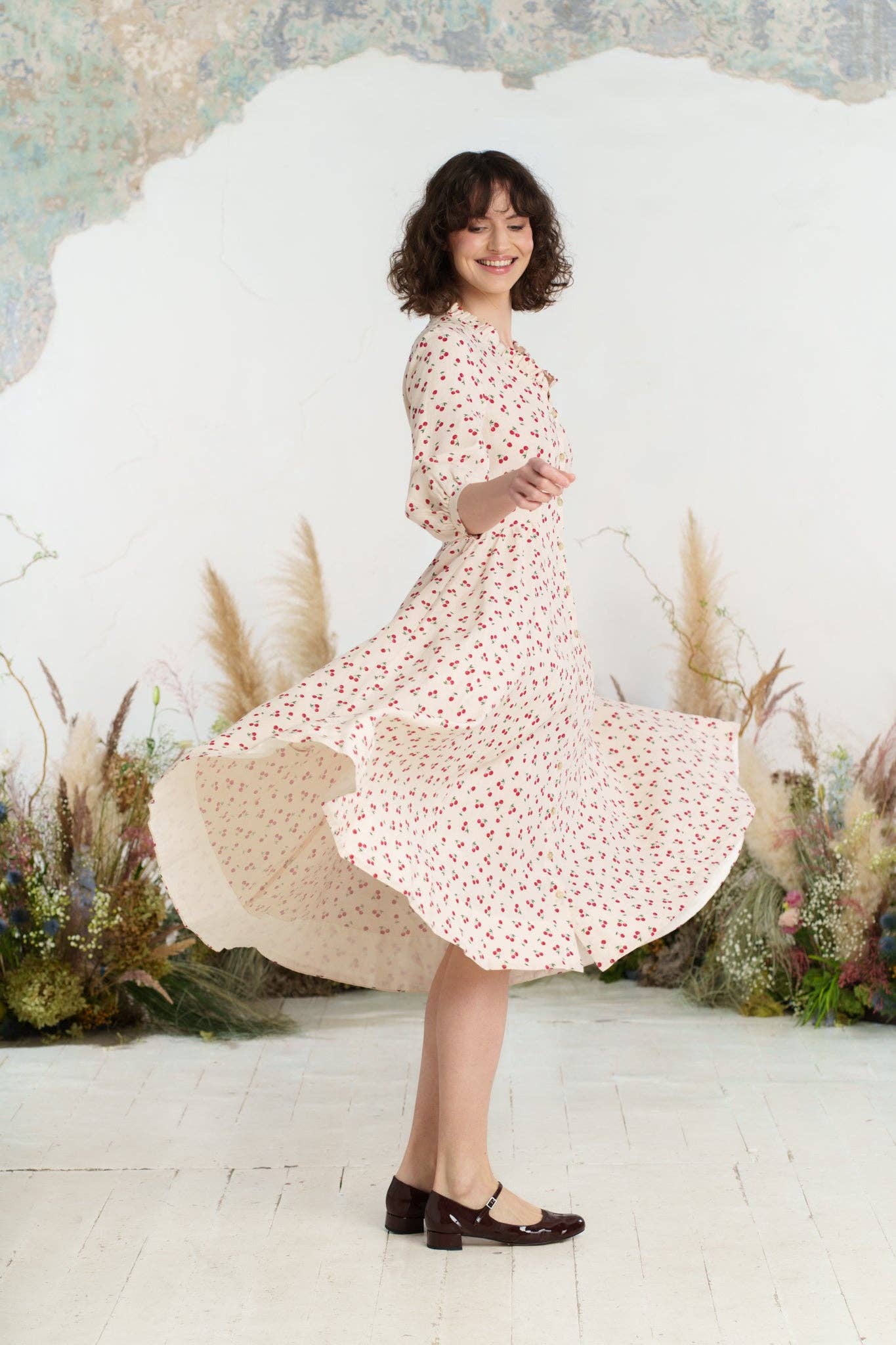 Mon Cheri Ophelia Dress, 3/4 Sleeve for wholesale on Faire