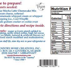 Country Home Creations - Wholesale Cake Mix - No-Bake Mocha Latte Cheesecake Mix1