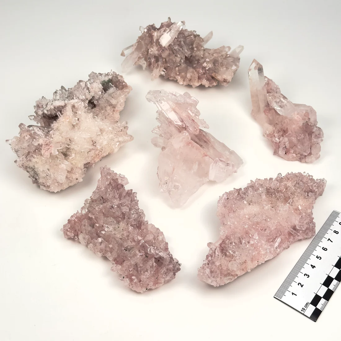 Lemurian Quartz - Wholesale Spiritual Stone/Crystal - Pink Lemurian Quartz Clusters P-12260