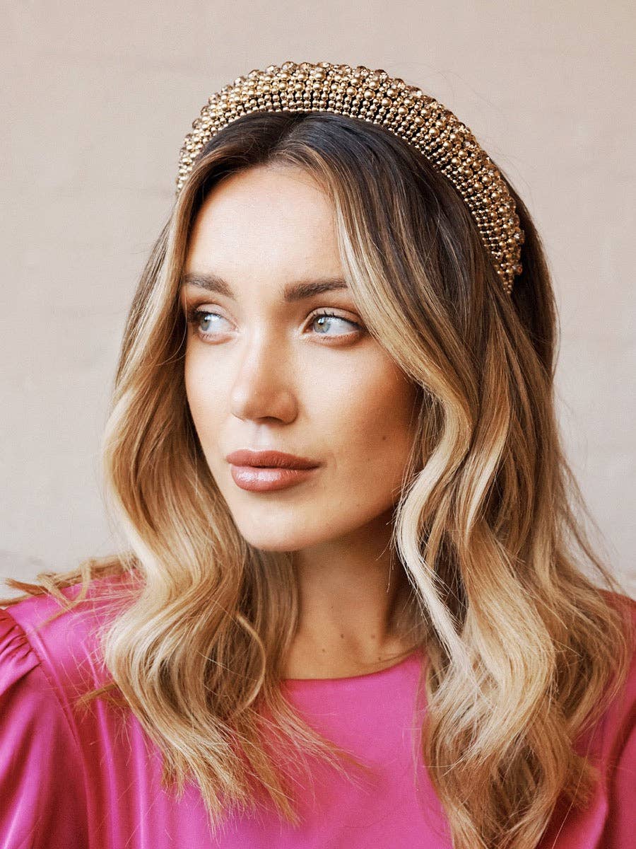 Angels Whisper Accessories - Wholesale Fashion Headband - Women's - Jodie Beaded Embellished Headband6