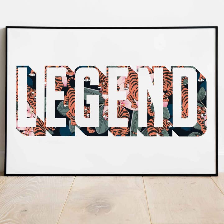 LEGEND Print for wholesale by My Noodle Bug