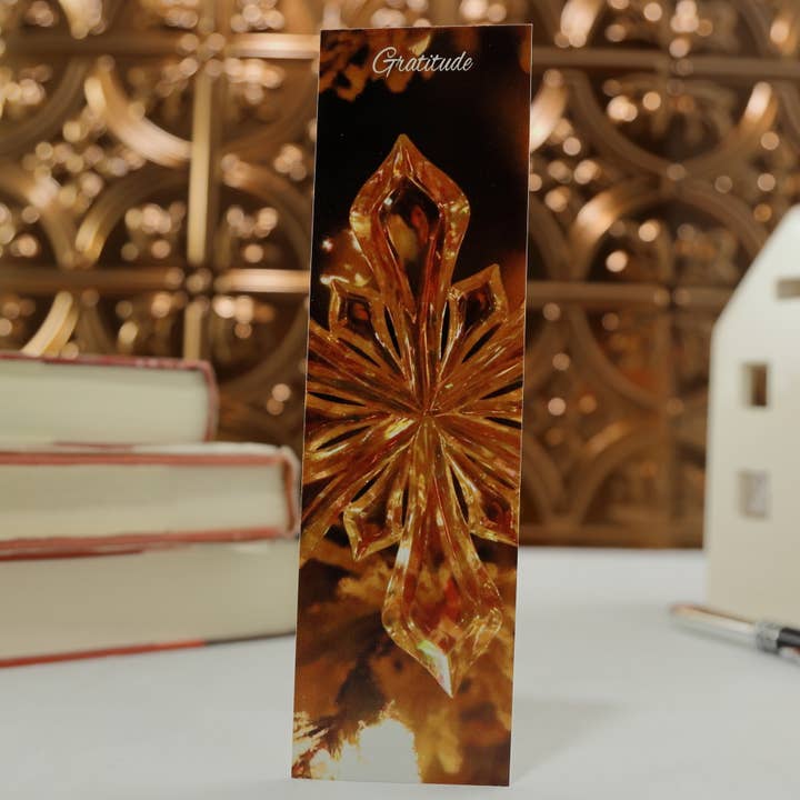 Golden Ornament Bookmark, New England Original Photography for wholesale by New England Prints