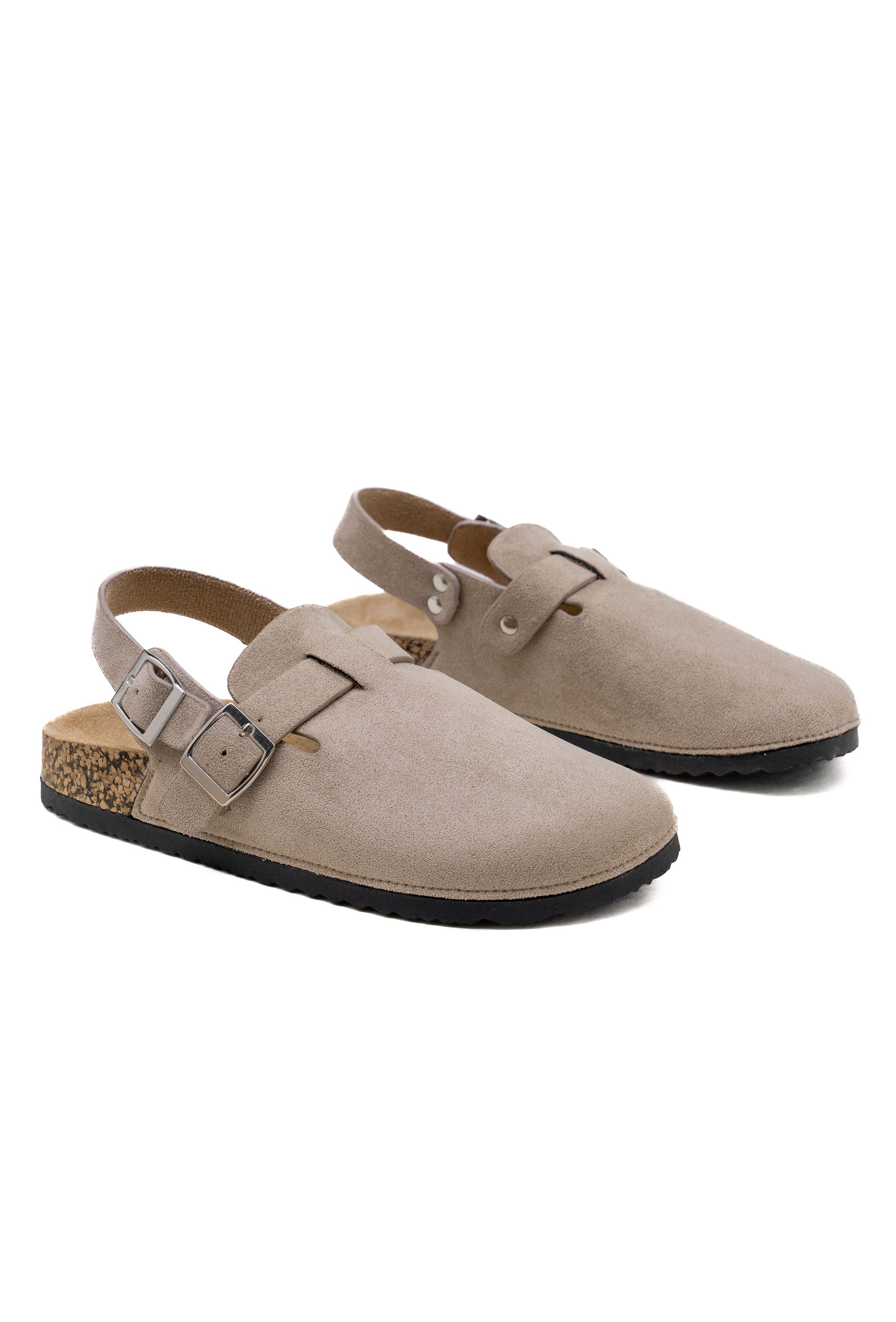 C'M PARIS - Wholesale Sandals - Women's - Back Strap Clog Sandal with Double Buckle 21579