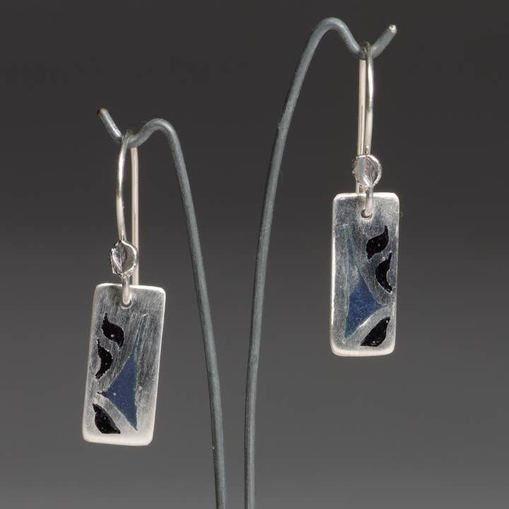 Esmalte Plique-a-Jour, Prata de Lei Geométrica por atacado de Kristin Ellis