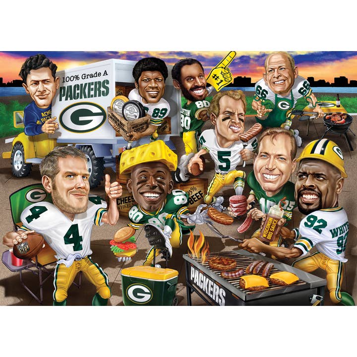 Masterpieces Puzzles - Wholesale Puzzle - Adult - Green Bay Packers - All Time Greats 500 Piece Puzzle1