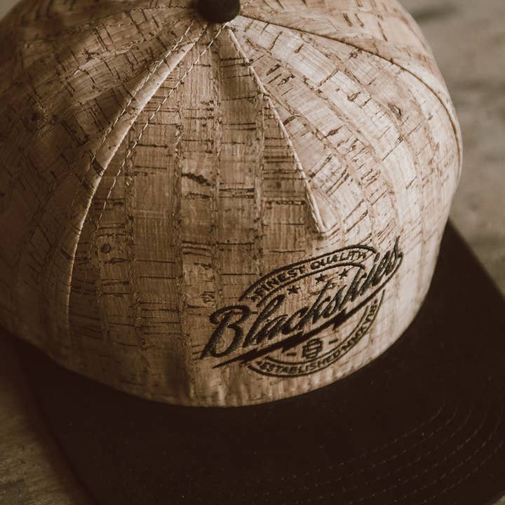 Blackskies - Wholesale Flat-brimmed cap – Men's - Nature Snapback Cap - Cork-Suede5