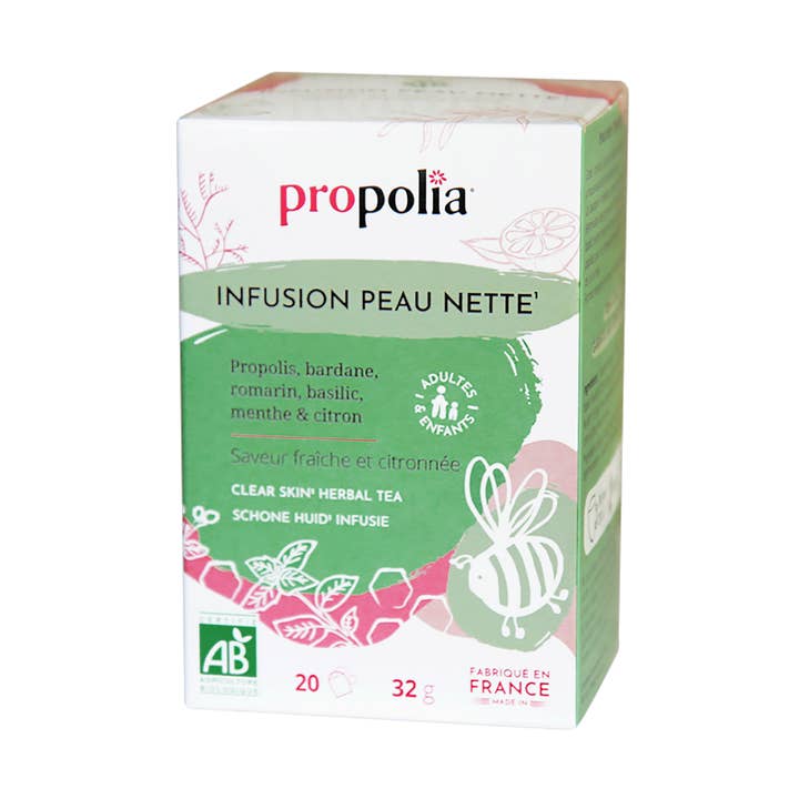 Infusion peau nette - Boite 32g - 20 Sachets pour la vente par Propolia®