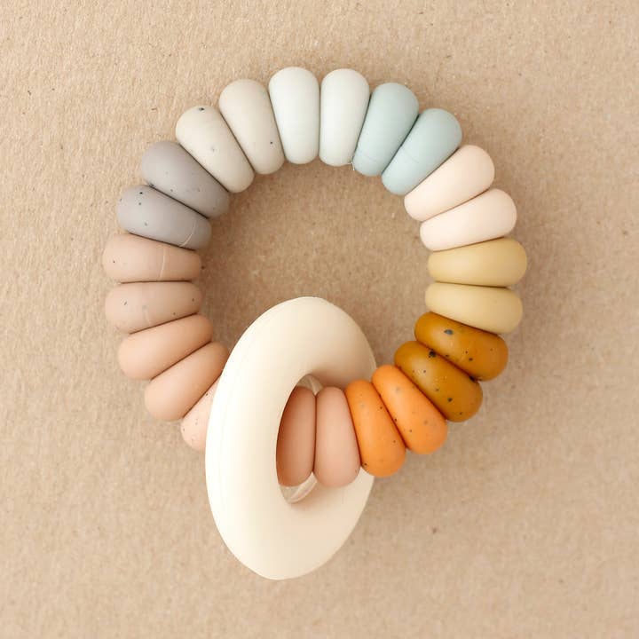 Little Chew - Vente Anneau de dentition sans clip – bébé - Anneau de dentition Ring Freezer - Automne0