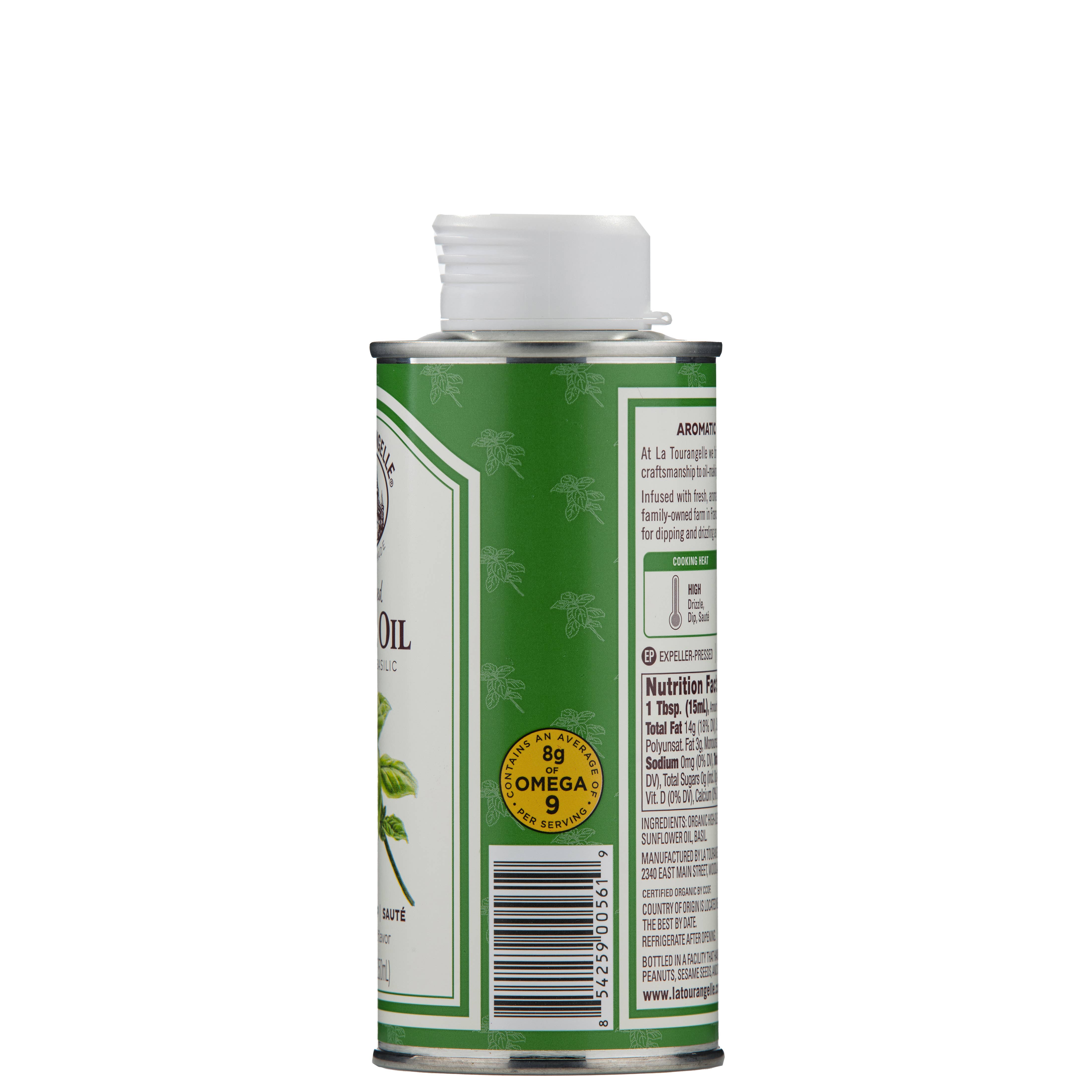 La Tourangelle - Wholesale Cooking Oil - La Tourangelle Basil Infused Oil, 8.45 Fl Oz - 6 Units2