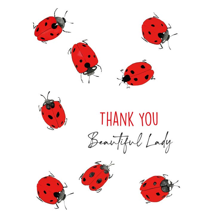Thank You | Ladybugs for wholesale by Line & Wash