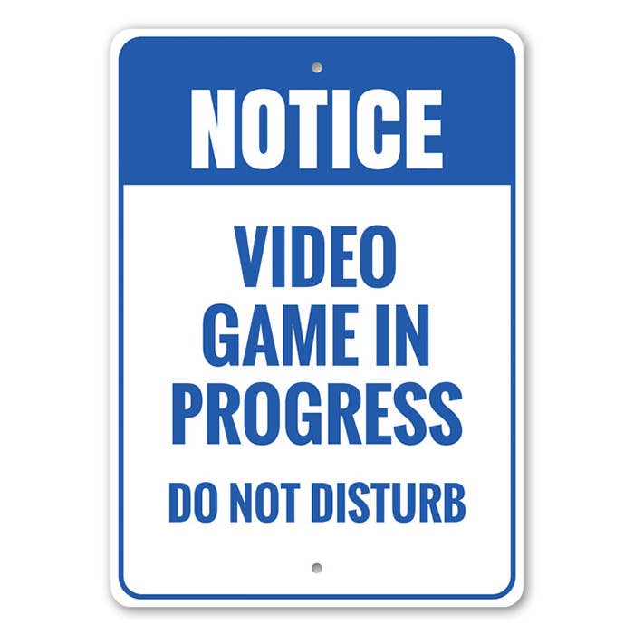 Do Not Disturb Video Game Sign for wholesale by Lizton Sign Shop, Inc