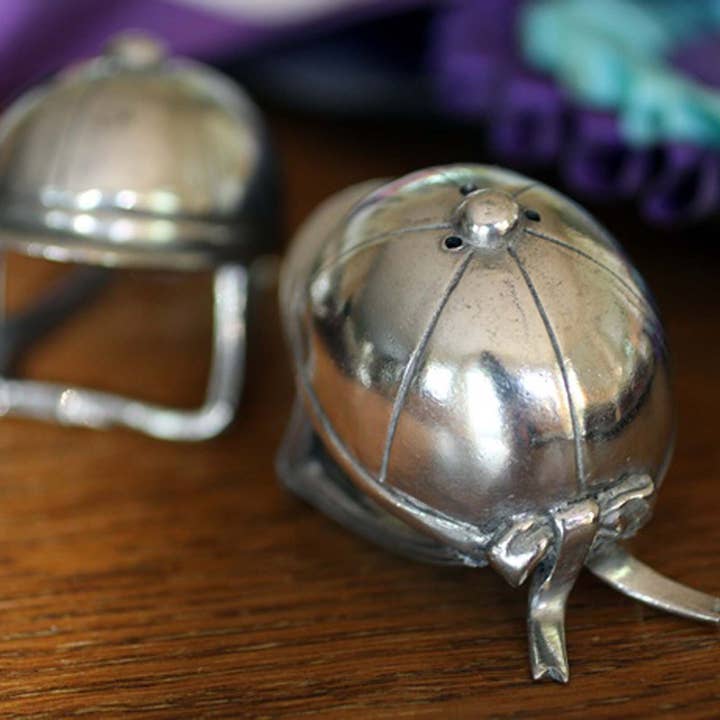 Vagabond House - Wholesale Salt & Pepper Shaker Set - Riding Hat Salt & Pepper Set