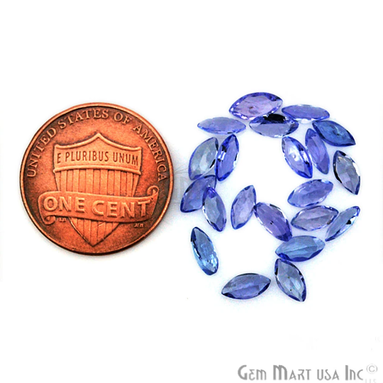GemMartUSA - Wholesale Spiritual Stone/Crystal - Tanzanite Marquise Faceted Loose Gemstone, 3x6mm, 1+ Carats1