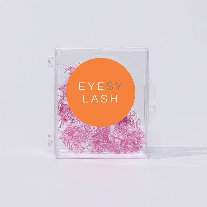 Eyesy Lash – wholesale False/fake eyelashes – PINK Premade Fans - Color Promade Fans 3D-10D - C, D, M, L