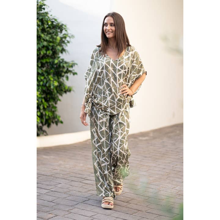 Green Corfu Pants for wholesale on Faire