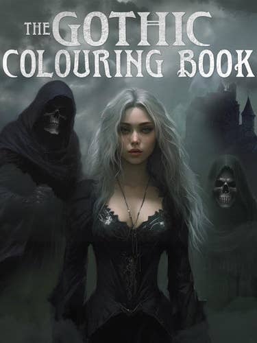 Gothic Colouring Book Over 45 Images by Tansy Willow for wholesale by Boon Books