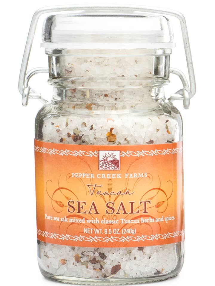Tuscan Sea Salt 8.5 Oz. for wholesale by Pepper Creek Farms