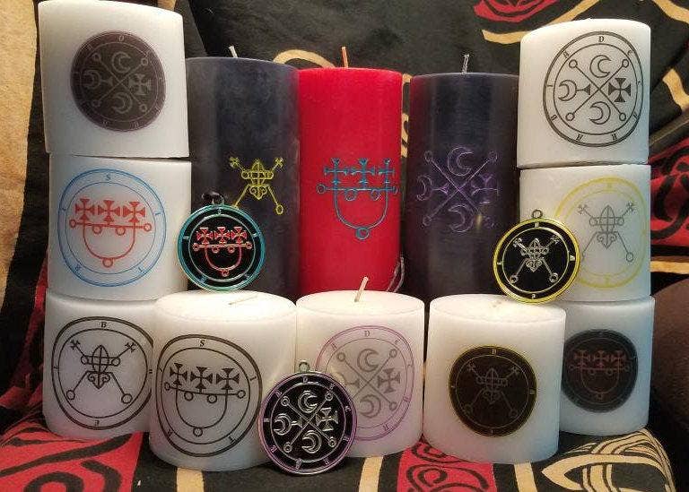 Goetic Impressions - Wholesale Votive Candle - Custom Goetia Demon Sigil Candle3